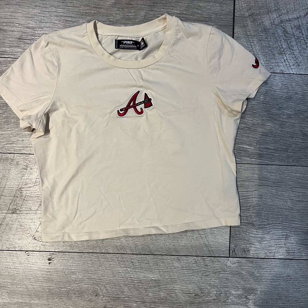 EP Pro Cream and Red Crop T-Shirt